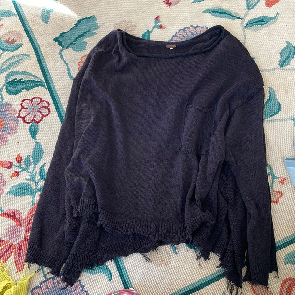 Free People Black Top